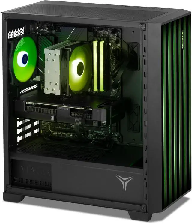 Alt view image 4 of 6 - YEYIAN Gaming PC. AMD Ryzen 7 8700F, NVIDIA RTX 5070, 2TB NVMe, 32GB DDR5, 1000W 80+ GOLD, Windows 11 Home. Model YPA-PM87F0C-5701U