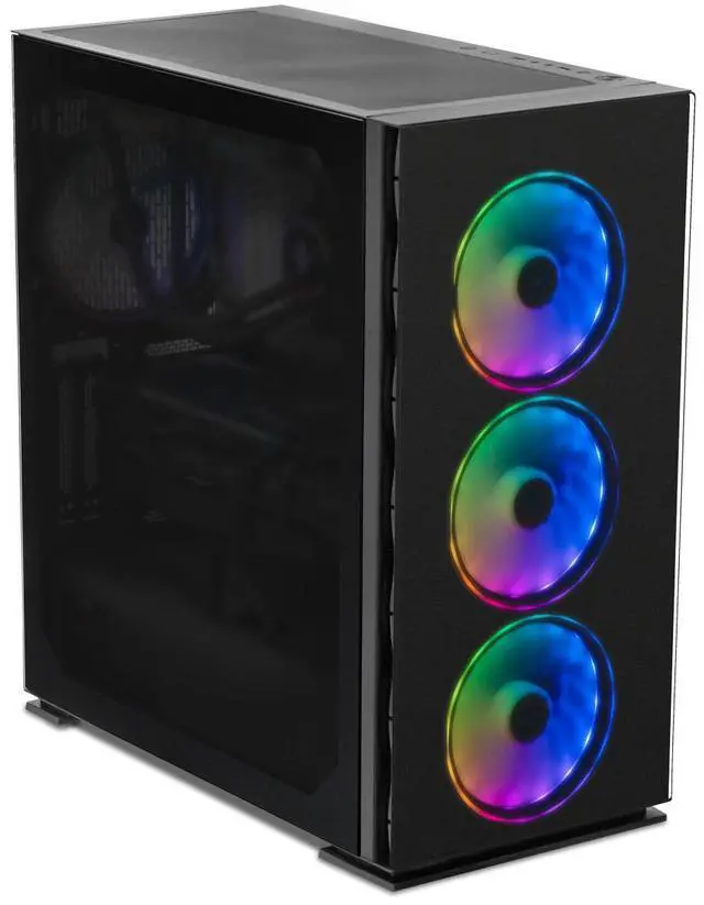 Alt view image 2 of 6 - YEYIAN Gaming PC. Intel Core i7 13700KF, NVIDIA RTX 3070 Ti, 240mm AIO, 1 TB NVMe, 32GB DDR5 , 850W 80+ GOLD, Windows 11 Home. Model YPI-YARX13-02