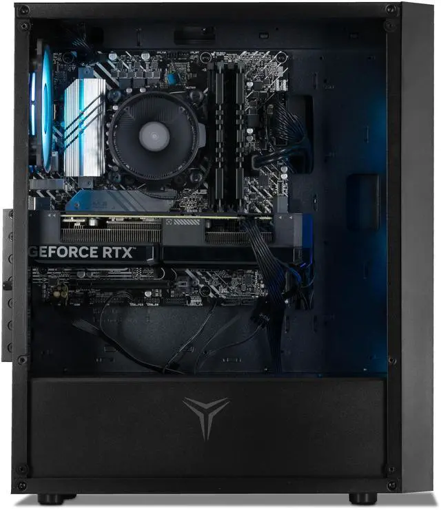 Alt view image 5 of 6 - YEYIAN Gaming PC. AMD Ryzen 5 7600, NVIDIA RTX 4060, 1TB NVMe, 16GB DDR5, 650W 80+ GOLD, Windows 11 Home. Model YPA-YU7600B-4601U