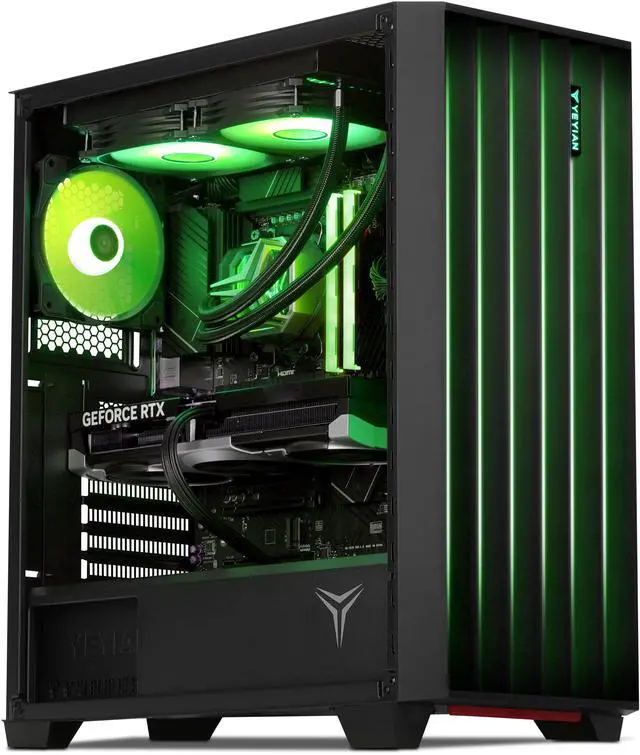 Alt view image 2 of 5 - YEYIAN Gaming PC. AMD Ryzen 7 9800X3D, NVIDIA RTX 5080 16GB GDDR7, 240mm AIO, 2TB NVME, 16GB DDR5, 1000W 80+ Platinum, Windows 11 Home. Model YPA-PM980DC-5801U