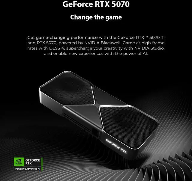 Alt view image 3 of 7 - Yeyian Astra X Gaming Desktop Core Ultra 5 250KF, GeForce RTX 5070, 32GB DDR5 6000MHz, 2TB SSD AIReady HighAirflow Tower with Performance Air Cooling SKU YPI-AX25KFC-570Q2U