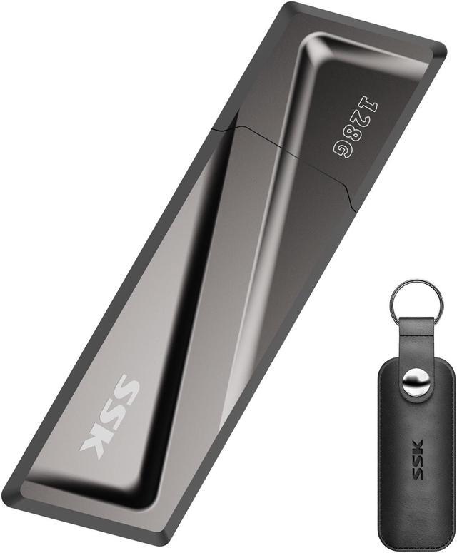 SSK 128GB USB SSD Solid State Flash Drive 550MB/s Super-Fast