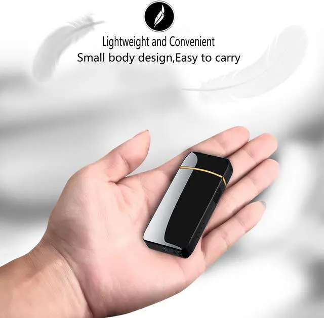 Alt view image 5 of 7 - Arc Lighter, Smart Electric Lighter, USB Rechargeable Lighter Windproof Flameless Lighter Lightweight Plasma Lighter for Fire,BBQs,Fireworks ,Candle,Camping - Outdoors Indoors (Black Tiger)