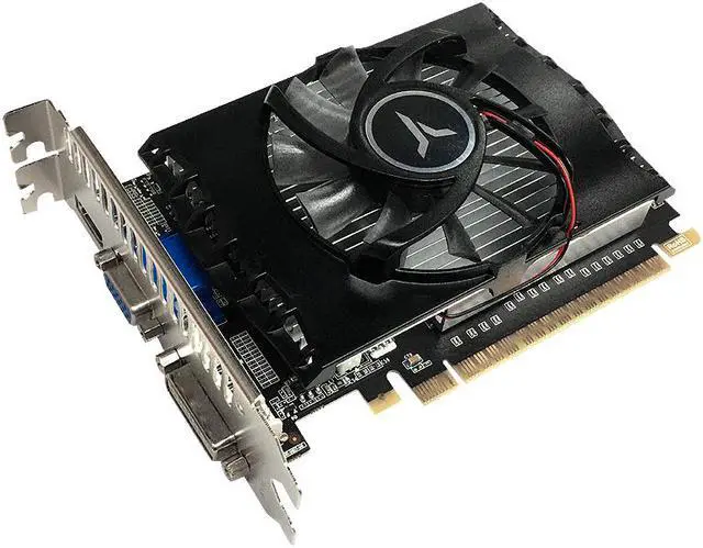 Alt view image 2 of 6 - Yeston GeForce GT 730 4GB DDR3 Graphics cards Nvidia PCI Express 2.0 Desktop computer PC DVI-D +VGA+ HDMI-compatible video gaming graphics card