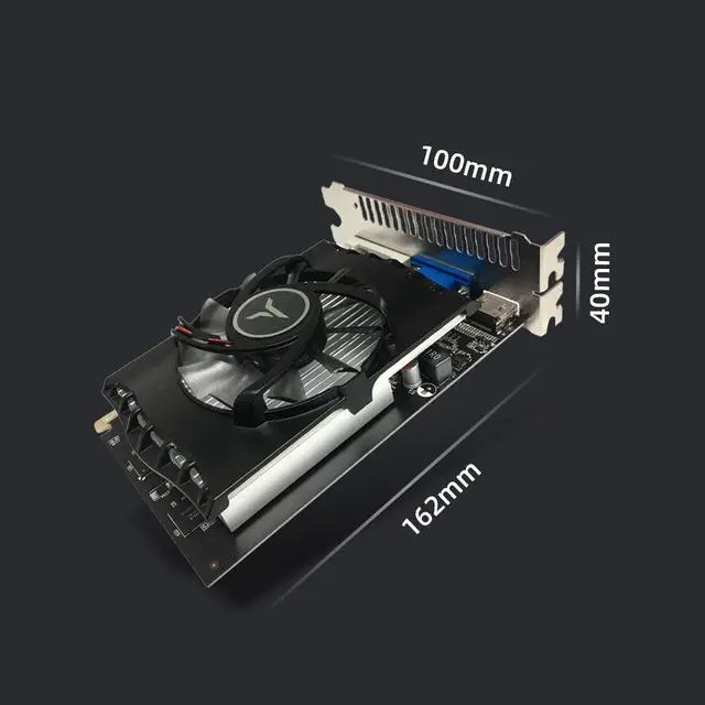 Alt view image 5 of 6 - Yeston GeForce GT 730 4GB DDR3 Graphics cards Nvidia PCI Express 2.0 Desktop computer PC DVI-D +VGA+ HDMI-compatible video gaming graphics card