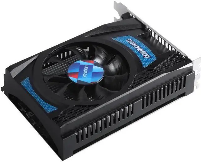 Alt view image 2 of 7 - Yeston Radeon RX 550 4GB GDDR5 1183MHz 512processors PCIExpress 3.0 DirectX12 video cards Double slot DP+HDMI compatible +DVI-D graphics card of Desktop