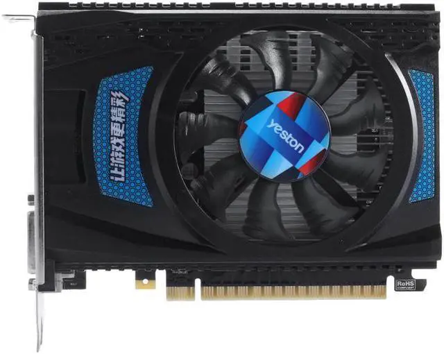 Main image of Yeston Radeon RX 550 4GB GDDR5 1183MHz 512processors PCIExpress 3.0 DirectX12 video cards Double slot DP+HDMI compatible +DVI-D graphics card of Desktop