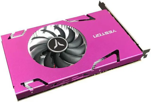 Alt view image 4 of 6 - Yeston Radeon R7 350-4G 6miniDP 4GB 128bit GDDR5 700MHz 512processors PCIExpress 3.0*16 video cards 6 Screen Graphics Card DirectX12 6*Mini Displayport graphics card of Desktop