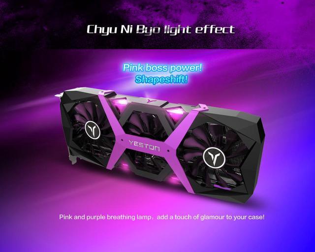 Alt view image 5 of 7 - Yeston Radeon RX 6600 XT 8GB D6 GDDR6 128bit 7nm Desktop computer PC Video Graphics Cards support PCI-Express 4.0 3*DP+1*HDMI-compatible  graphics card