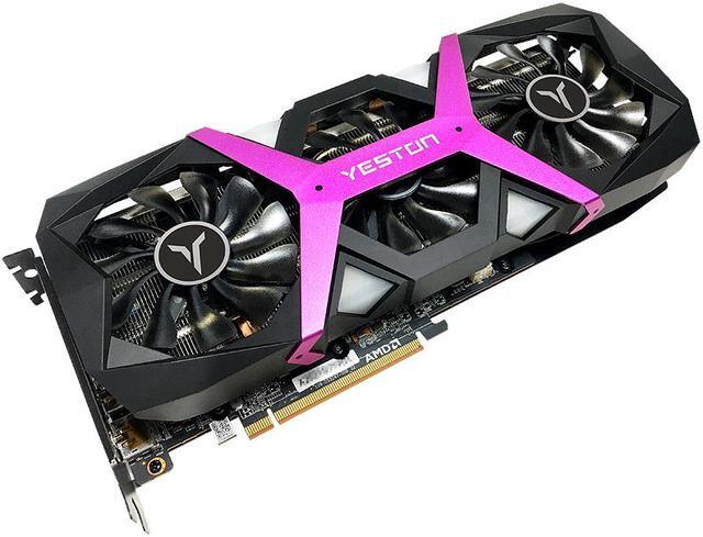 Alt view image 2 of 7 - Yeston Radeon RX 6600 XT 8GB D6 GDDR6 128bit 7nm Desktop computer PC Video Graphics Cards support PCI-Express 4.0 3*DP+1*HDMI-compatible  graphics card
