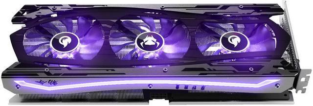 Alt view image 4 of 7 - Yeston Radeon RX 6700 XT 12GB D6 GDDR6 192bit 7nm video cards Desktop computer PC Video Graphics Cards support PCI-Express 4.0 3*DP+1*HDMI-compatible   RGB light effect Fragrant graphics card