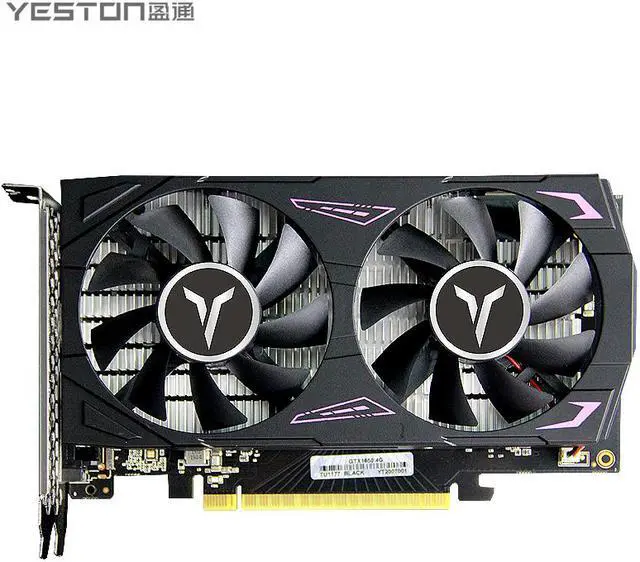Alt view image 2 of 7 - Yeston GeForce GTX 1650  4GB GDDR6 Graphics cards Nvidia pci express x16 3.0 video cards DirectX 12 Desktop computer PC video gaming graphics card