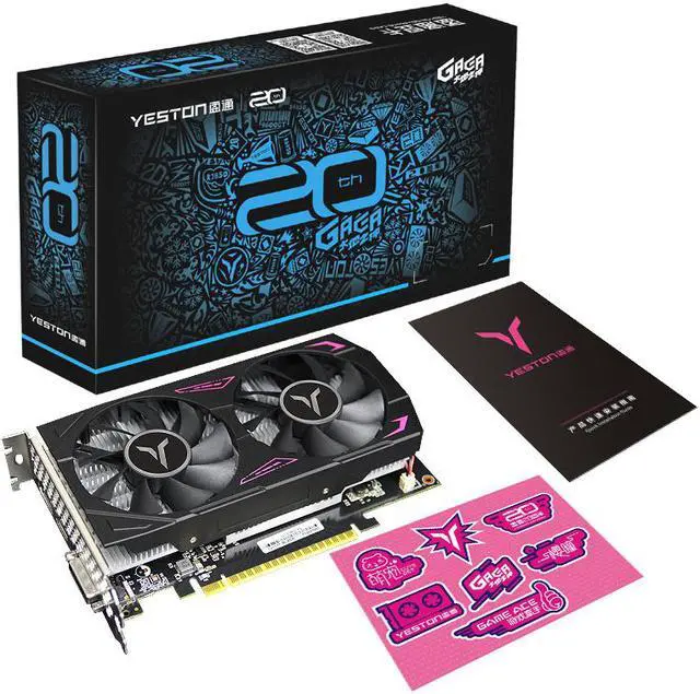 Main image of Yeston GeForce GTX 1650  4GB GDDR6 Graphics cards Nvidia pci express x16 3.0 video cards DirectX 12 Desktop computer PC video gaming graphics card