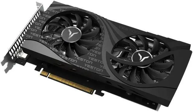 Alt view image 4 of 7 - Yeston Radeon RX 6600 8GB D6 GDDR6 128bit 7nm Desktop computer PC Video Graphics Cards support PCI-Express 4.0 video cards 3*DP+1*HDMI-compatible  graphics card