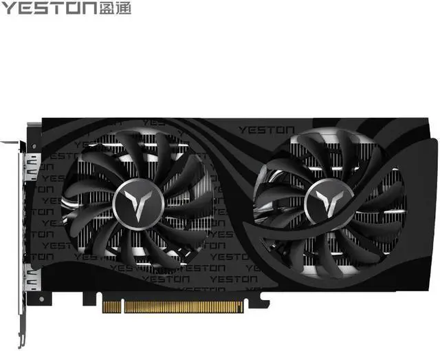 Alt view image 2 of 7 - Yeston Radeon RX 6500 XT 4GB D6 GDDR6 6nm video cards Desktop computer PC Video Graphics Cards support PCI-Express 4.0 1*DP+1*HDMI-compatible  graphics card