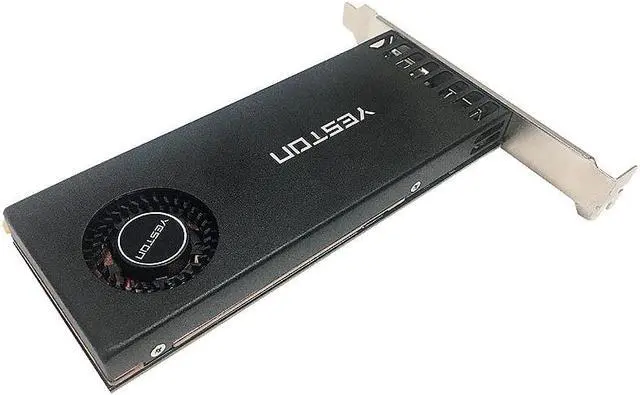 Alt view image 3 of 7 - Yeston GeForce GTX 1650  4GB GDDR6 LP Single Slot Graphics cards Nvidia pci express x16 3.0 video cards DirectX 12 Desktop computer PC video gaming graphics card 4GB With Fan GTX 1650 4G