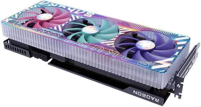 Alt view image 3 of 7 - Yeston Radeon RX 7900 XT 20GD6 GDDR6 320bit 5nm video cards Desktop computer PC Video Graphics Cards support PCI-Express 4.0 3*DP+1*HDMI-compatible RGB light effect Fragrant graphics card