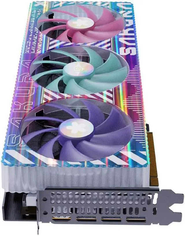 Alt view image 7 of 7 - Yeston Radeon RX 7900 XT 20GD6 GDDR6 320bit 5nm video cards Desktop computer PC Video Graphics Cards support PCI-Express 4.0 3*DP+1*HDMI-compatible RGB light effect Fragrant graphics card