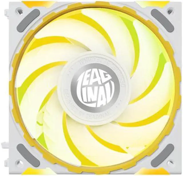 Yeston * Zeaginal ZC-ZHUISHEN White LED 120mm Case Fan,Quiet