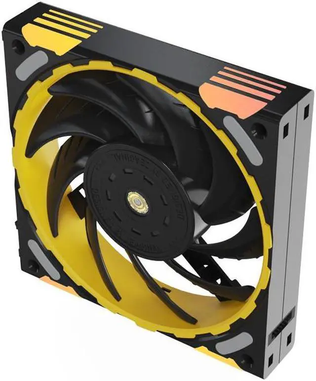 Alt view image 5 of 6 - Yeston * Zeaginal ZC-ZHUISHEN TI Black LED 120mm Case Fan,Quiet Edition High Airflow Color LED Case Fan for PC Cases, FDB bearing Fan CPU Coolers Radiators SystemComputer Case Cooling Fan