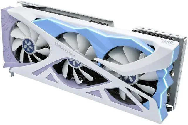 Alt view image 3 of 4 - Yeston Radeon RX 7700 XT 12G GDDR6 video cards Desktop computer PC Video Graphics Cards support PCI-Express 4.0 3*DP+1*HDMI-compatible RGB light effect Fragrant graphics card RX 7700XT