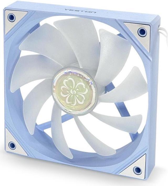 Alt view image 3 of 7 - Yeston New Sakura ARGB LED 120mm Case Fan,Quiet Edition High Airflow Color LED Case Fan for PC Cases, CPU Coolers,Radiators SystemComputer Case Cooling Fan