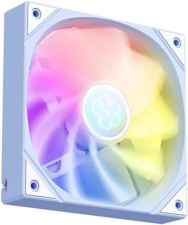 Alt view image 5 of 7 - Yeston New Sakura ARGB LED 120mm Case Fan,Quiet Edition High Airflow Color LED Case Fan for PC Cases, CPU Coolers,Radiators SystemComputer Case Cooling Fan (Reverse Fan) 3 Packs