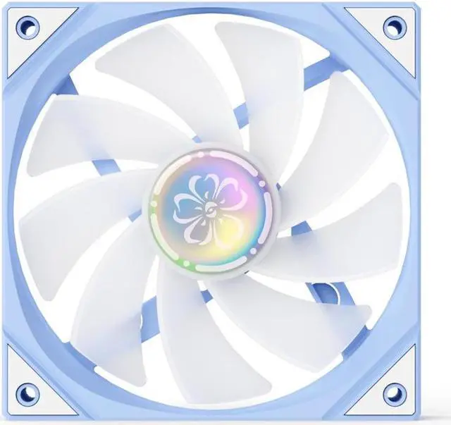 Alt view image 3 of 7 - Yeston New Sakura ARGB LED 120mm Case Fan,Quiet Edition High Airflow Color LED Case Fan for PC Cases, CPU Coolers,Radiators SystemComputer Case Cooling Fan (Reverse Fan) 3 Packs