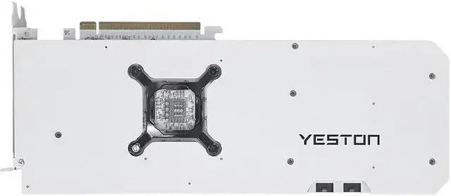 Alt view image 4 of 7 - Yeston Radeon RX 7700 XT 12G GDDR6 video cards Desktop computer PC Video Graphics Cards support PCI-Express 4.0 3*DP+1*HDMI-compatible white graphics card