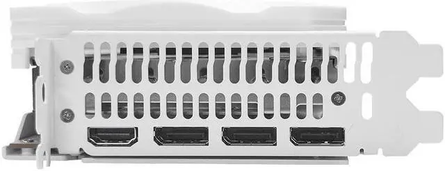 Alt view image 3 of 7 - Yeston Radeon RX 7700 XT 12G GDDR6 video cards Desktop computer PC Video Graphics Cards support PCI-Express 4.0 3*DP+1*HDMI-compatible white graphics card