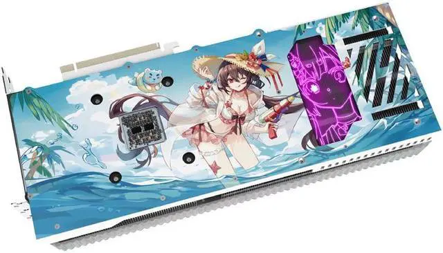 Alt view image 4 of 6 - Yeston Sakura Sugar GeForce RTX4080 Super 16GB GDDR6X PCI Express 4.0 Video Card HDMI 2.1*1 + DP1.4a*3 video cards Desktop computer PC video gaming graphics card