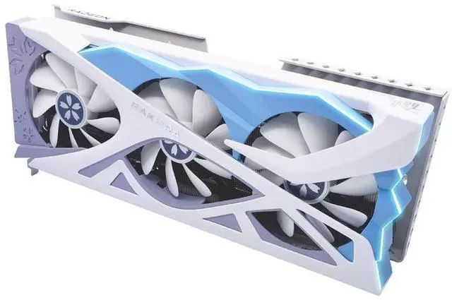 Alt view image 5 of 6 - Yeston Sakura Radeon RX 9070 XT 16G GDDR6 256bit 4nm  Desktop computer PC Video Graphics Cards support PCI-Express 5.0 3*DP+1*HDMI-compatible ARGB graphics card Sakura