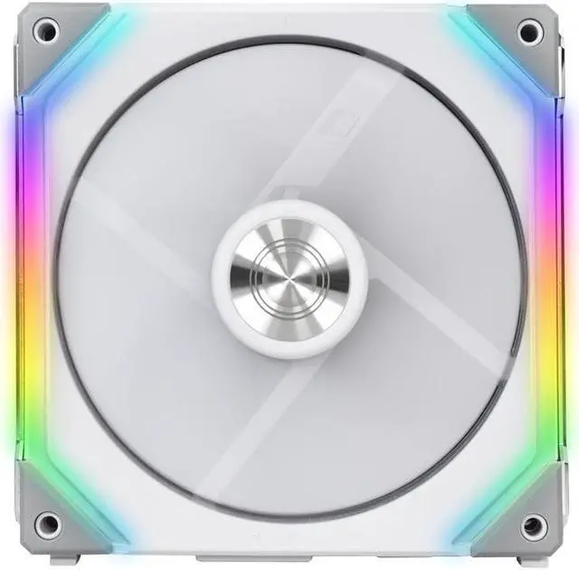 Alt view image 4 of 7 - Case Fan SL120 6 Pack White-with Controller and Extension (ARGB 120mm LED PWM Daisy-Chain) UF-SL120-6W PC Cooling Computer ARGB Case Fans Heatsink Cooler