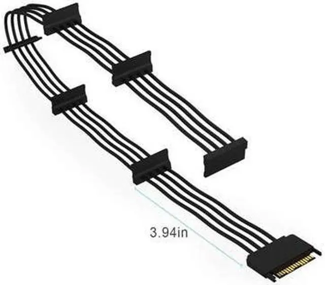 Alt view image 7 of 7 - WERLEO PCIe SATA Card 6 Port with 6 SATA Cables and a SATA Power Splitter Cable, 6 Gb/s PCIe SATA Controller Expression Card with Low Profile Bracket, Boot as System Disk Support 6 SATA 3.0 Devices