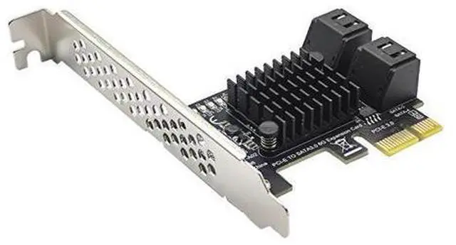 Alt view image 3 of 5 - PCI e Adapter 4 Port 3.0 to PCIe x1 GEN3 Expansion Adapter Card 3 III PCI-e PCI Express Converter ASMedia ASM1064