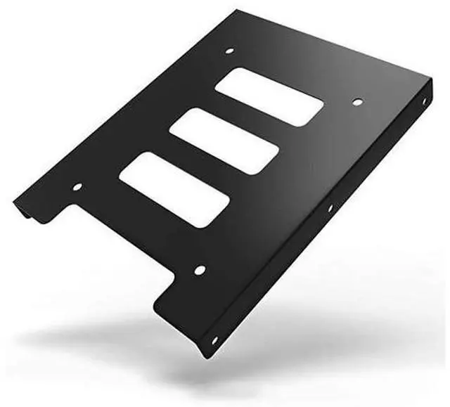 Alt view image 2 of 5 - SSD Mounting Bracket  2 Pack 25 to 35 Inch SSD HDD Holder Metal Mounting Adapter Bracket Dock for Desktop PC SSD Server Hard Drive Tray