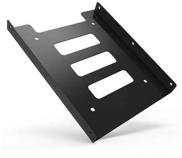 Alt view image 3 of 5 - SSD Mounting Bracket  2 Pack 25 to 35 Inch SSD HDD Holder Metal Mounting Adapter Bracket Dock for Desktop PC SSD Server Hard Drive Tray