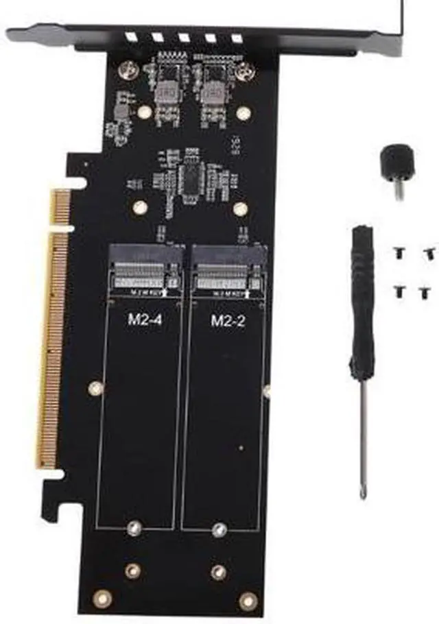 Main image of M.2 X16 to 4X NVME PCIE3.0 GEN3 RAID Card PCI-E VROC CARD RAID NVMEx4 Adapter