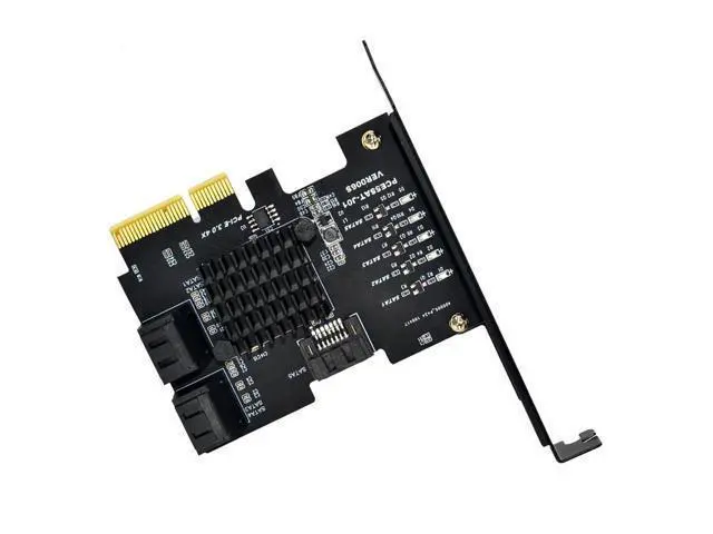 Alt view image 5 of 6 - Add on Cards PCI Express/PCI E/PCIE/PCI-E SATA 3 PCIE SATA Card SATA Controller SATA3 6Gbps 5-Ports SATA 3.0 PCI-E X4 GEN3 Cards