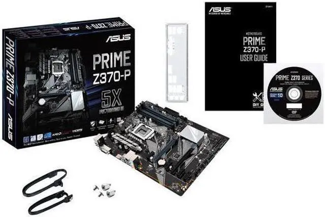 Alt view image 3 of 7 - ASUS Prime Z370-P LGA 1151 (300 Series) Intel Z370 HDMI SATA 6Gb/s USB 3.1 ATX Intel Motherboard