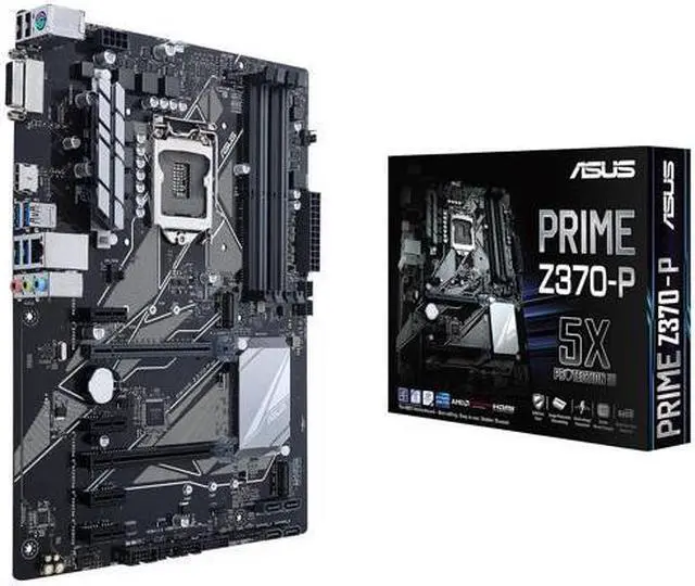Alt view image 4 of 7 - ASUS Prime Z370-P LGA 1151 (300 Series) Intel Z370 HDMI SATA 6Gb/s USB 3.1 ATX Intel Motherboard