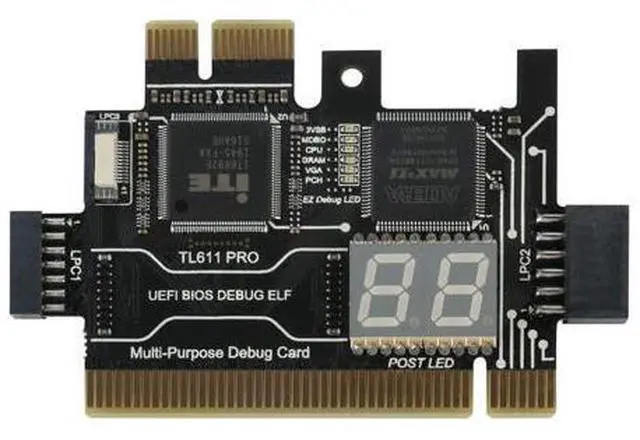 Main image of Multifunction Diagnostic Card TL611 PRO PCI-E LPC Motherboard Diagnostic Test for Laptop Computer Mobile Phone - OEM