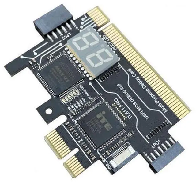 Alt view image 4 of 6 - Multifunction Diagnostic Card TL611 PRO PCI-E LPC Motherboard Diagnostic Test for Laptop Computer Mobile Phone - OEM