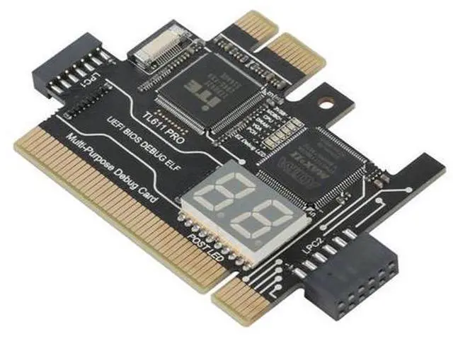 Alt view image 5 of 6 - Multifunction Diagnostic Card TL611 PRO PCI-E LPC Motherboard Diagnostic Test for Laptop Computer Mobile Phone - OEM