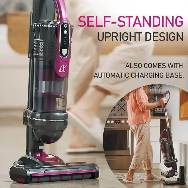 Alt view image 6 of 6 - ROOMIE TEC Alpha Professional Cordless Upright Vacuum Cleaner, 22Kpa Ultra Powerful Suction, Stainless Steel + HEPA Filter, Pet Friendly Brush and Auto Charging Base