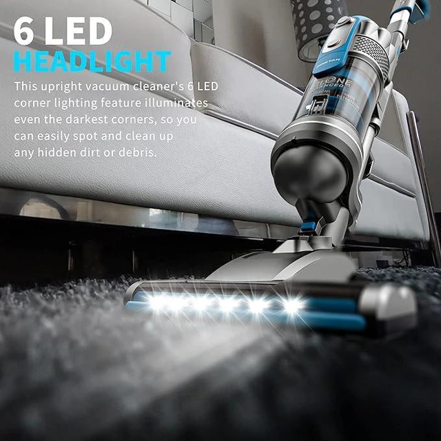 Alt view image 4 of 7 - PINETAN Powerlift Corded Upright Vacuum Cleaner, Lightweight, Bagless with HEPA Filter and Pet Brush - UU561