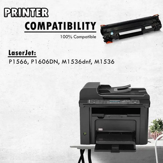 Alt view image 5 of 5 - 5 Inkfirst Compatible Toner Cartridges Replacement for HP CE278A 78A LaserJet P1606DN P1566 M1536dnf M1536