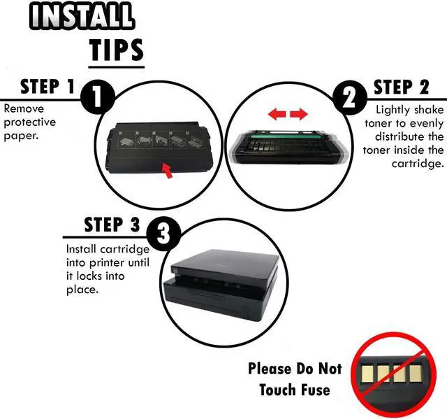 Alt view image 3 of 4 - Inkfirst® Compatible Toner Cartridge ML-D1630A MLD1630A Replacement for Samsung ML-1630 ML1630 Black SCX-4500W ML-1630