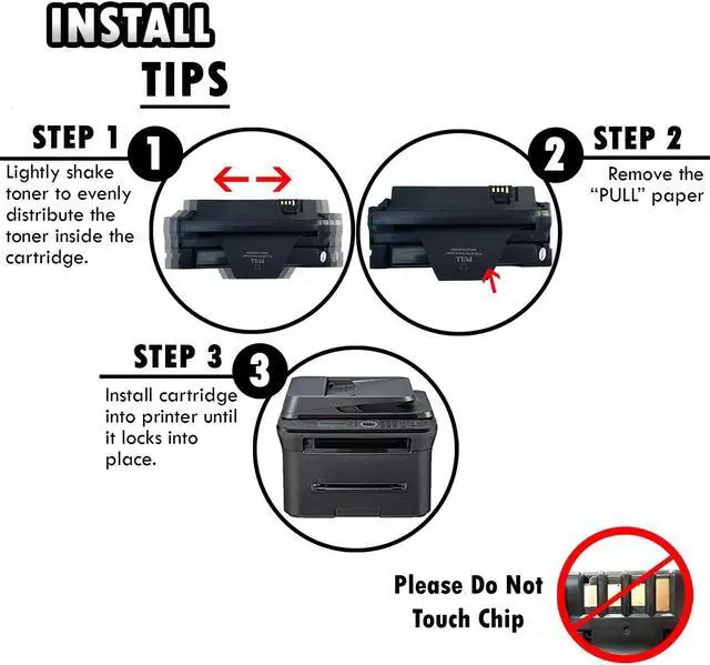Alt view image 3 of 4 - Inkfirst® High Yield Compatible Toner Cartridge MLT-D105L D105L Replacement for Samsung ML-1910 SCX-4600 SF-650 SCX-4623