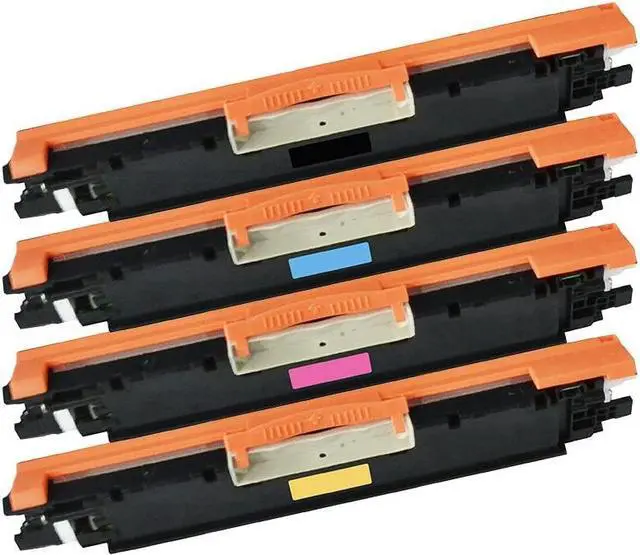 Main image of 1 Set of 4 Inkfirst Compatible Toner Cartridges Replacement for HP CF350A CF351A CF352A CF353A 130A Color LaserJet Pro M177fw